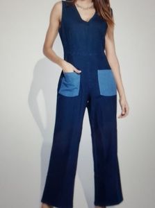 1 Large Left! Final Price! Denim Jumpsuit! NWT